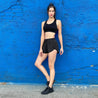 Jupitergear Arielle Athletic Shorts with Built-In Compression Liner for Working Out, Yoga and Running