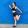Jupitergear Arielle Athletic Shorts with Built-In Compression Liner for Working Out, Yoga and Running