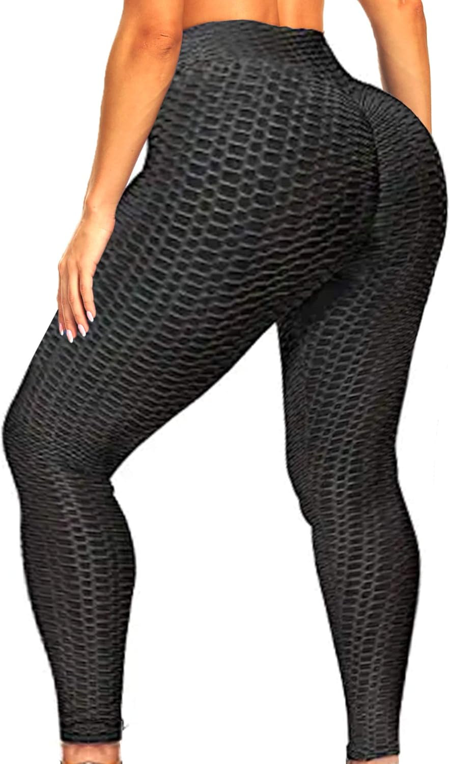 Booty Sexy Butt Lifting Leggings for Women Butt Lift Peach Ruched Scrunch Butt Leggings Yoga Pants Textured High Waist