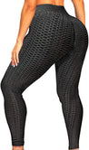 Booty Sexy Butt Lifting Leggings for Women Butt Lift Peach Ruched Scrunch Butt Leggings Yoga Pants Textured High Waist