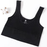 Women Tank Top Ribbed Crop Tops Female Seamless Underwear Wireless Bras Sexy Lingerie Girls Fitness Camis O-Neck Sports Camisole