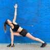 Jupitergear Arielle Athletic Shorts with Built-In Compression Liner for Working Out, Yoga and Running