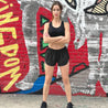 Jupitergear Arielle Athletic Shorts with Built-In Compression Liner for Working Out, Yoga and Running