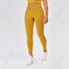 Seamless Leggings for Women Butt Lifting High Waist Yoga Pants Scrunch Booty Leggings Workout Tights(1A#Dark Yellow, S)